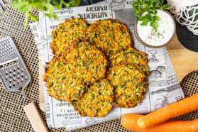 Gemüsepuffer ohne Kartoffeln aus dem Ofen