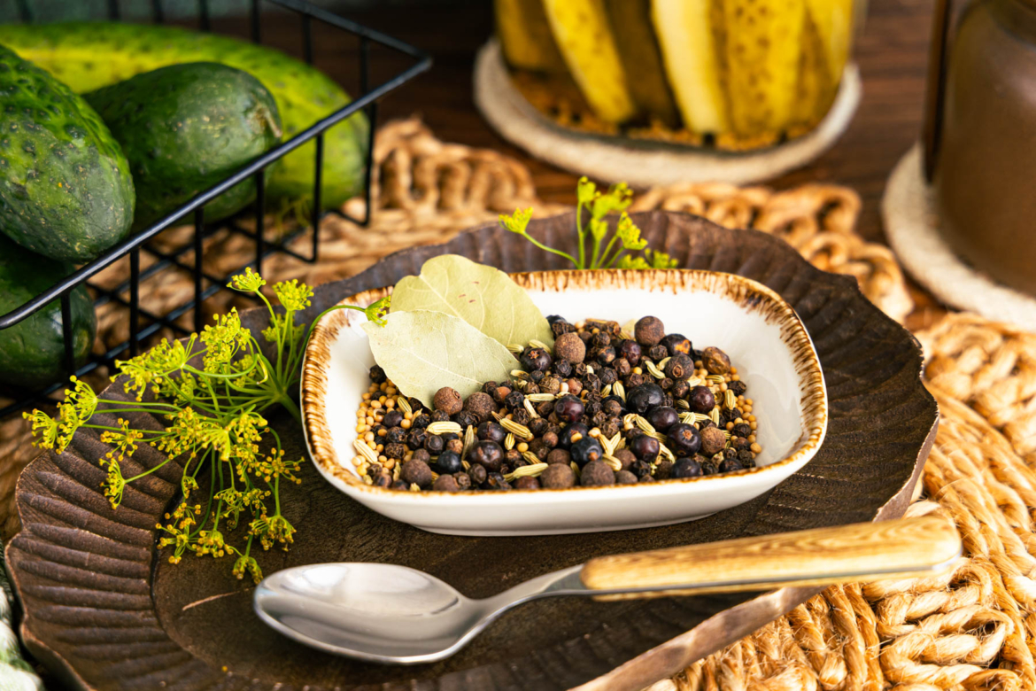 Gurkengewürz: Grundrezept für Einmachgewürz