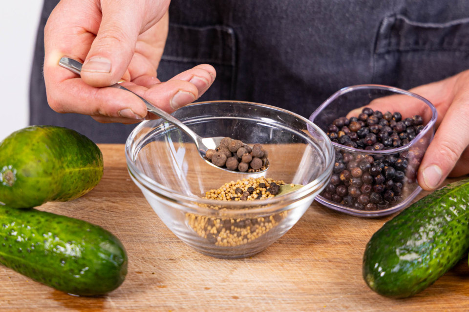 Gurkengewürz: Grundrezept für Einmachgewürz