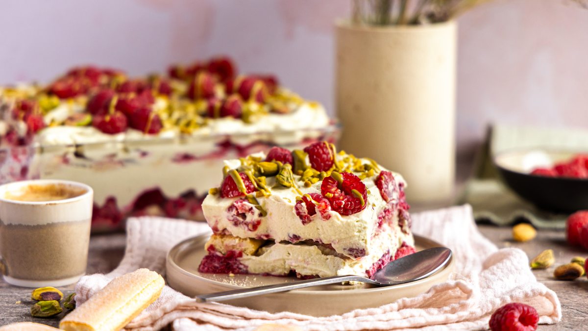 Himbeer Pistazien Tiramisu