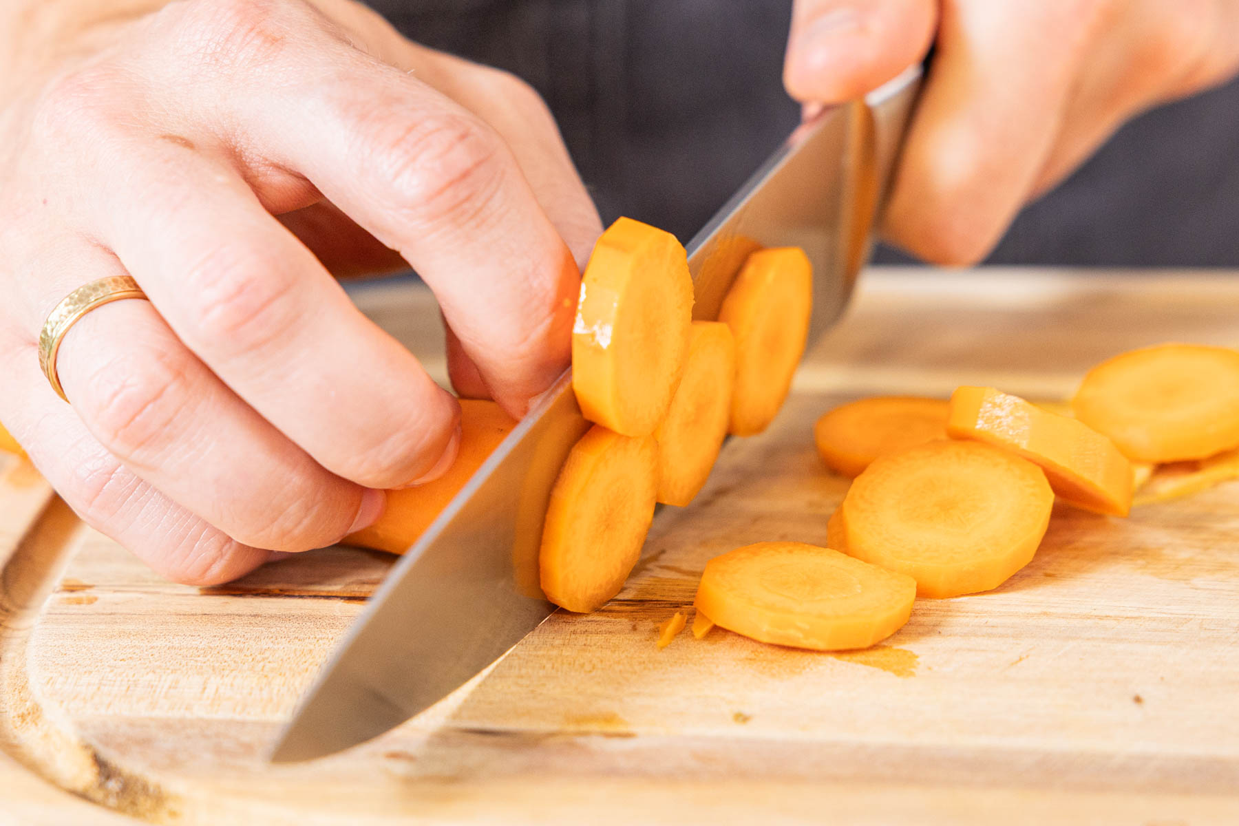 Lachs mit Gemüse im Backpapier
