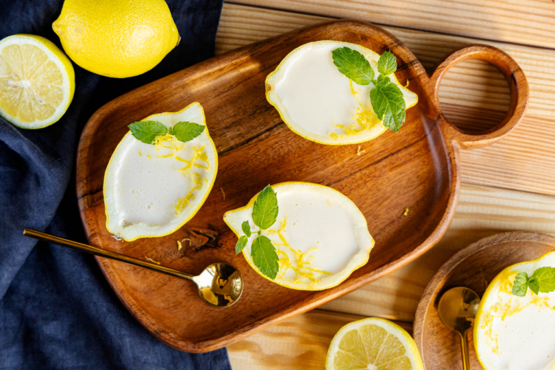 Lemon Posset top-down