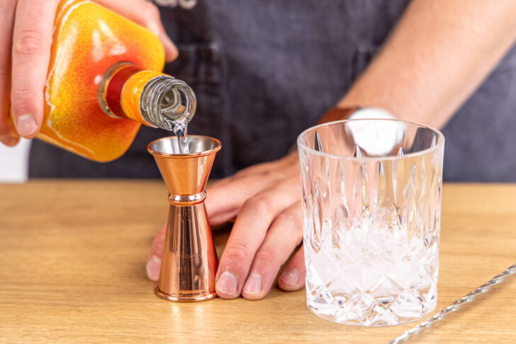 Triple Sec abmessen