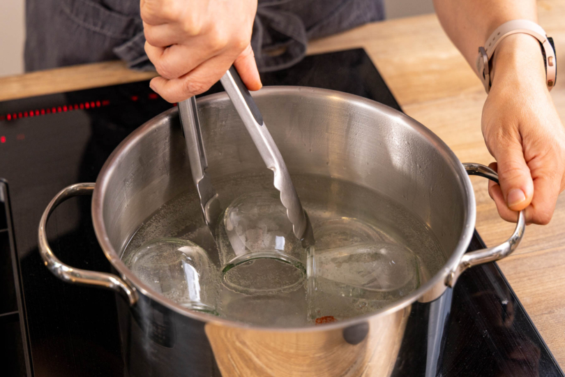 Gläser sterilisieren