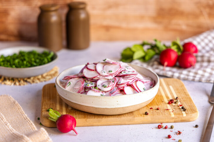 Radieschensalat mit Joghurt
