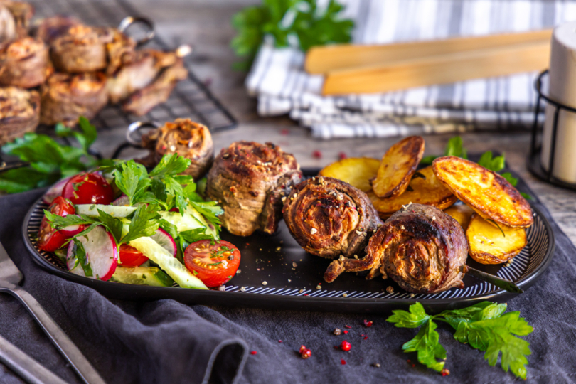 Saftige Rouladenspieße vom Grill