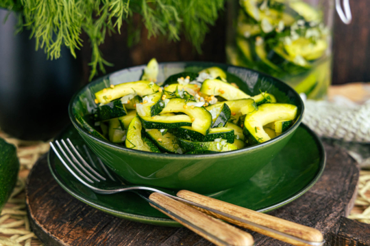 Schüttelgurken aus Zucchini