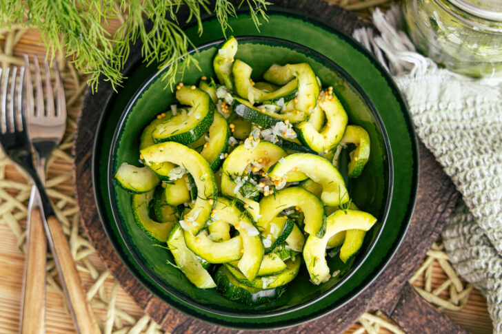 Schüttelgurken aus Zucchini