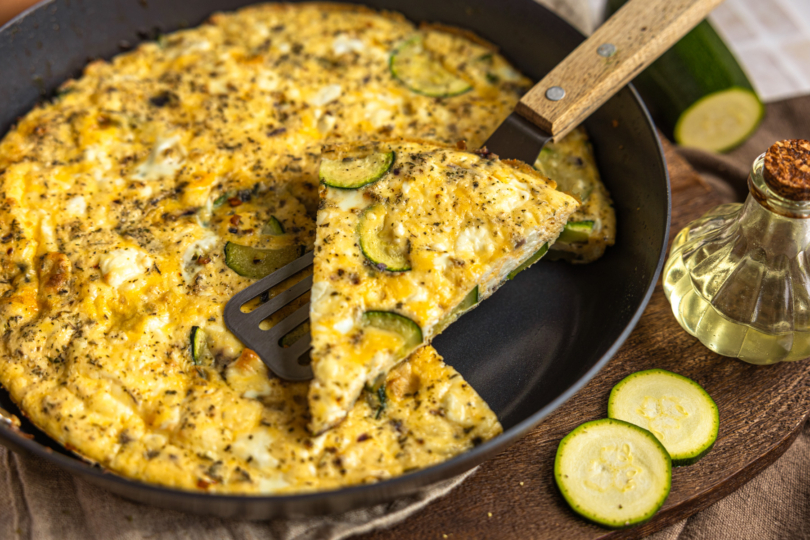 Schnelle Zucchini-Frittata aus dem Ofen