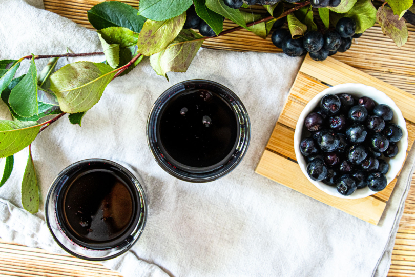 Aronia Likör top down