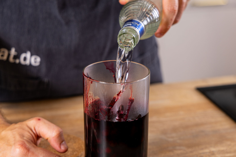 Vodka dazugeben
