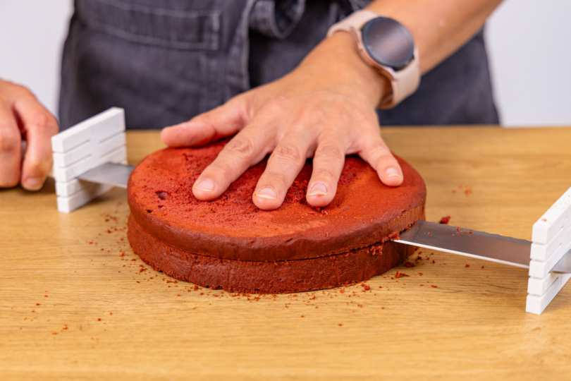 Red-Velvet-Böden teilen