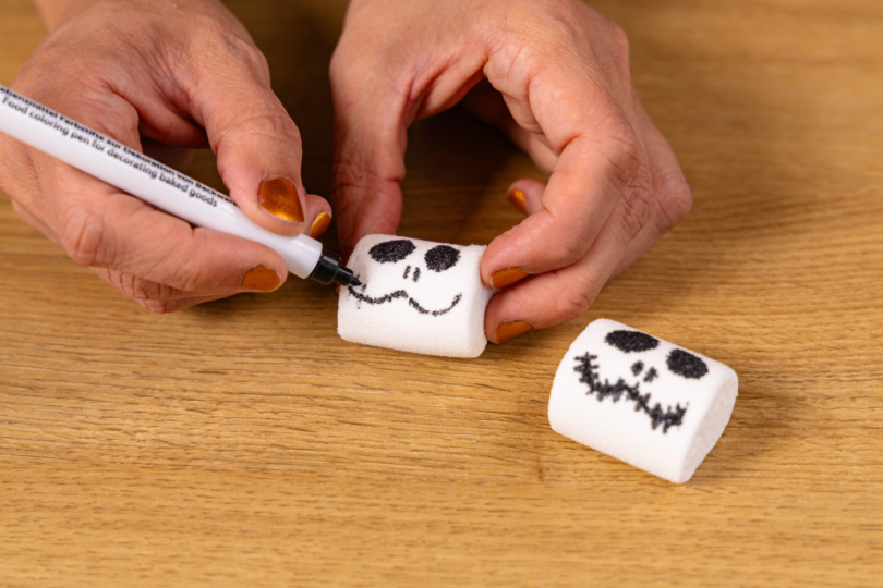 Marshmallows bemalen