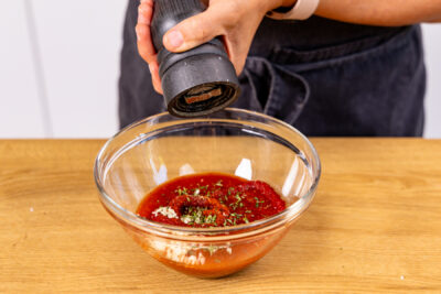Tomatensoße zubereiten