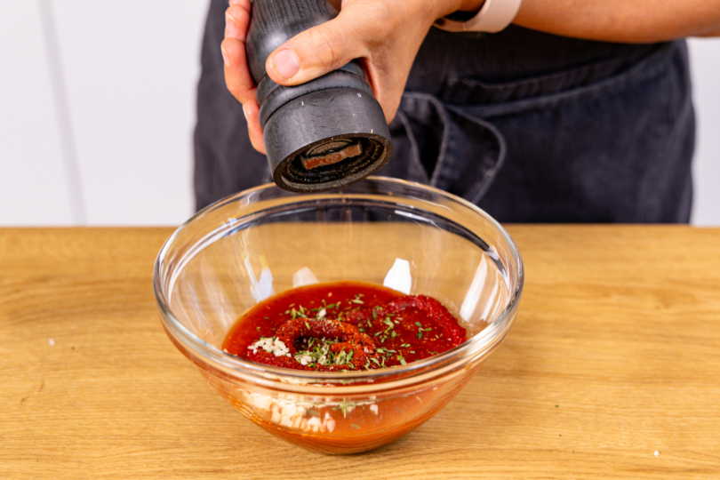 Tomatensoße zubereiten