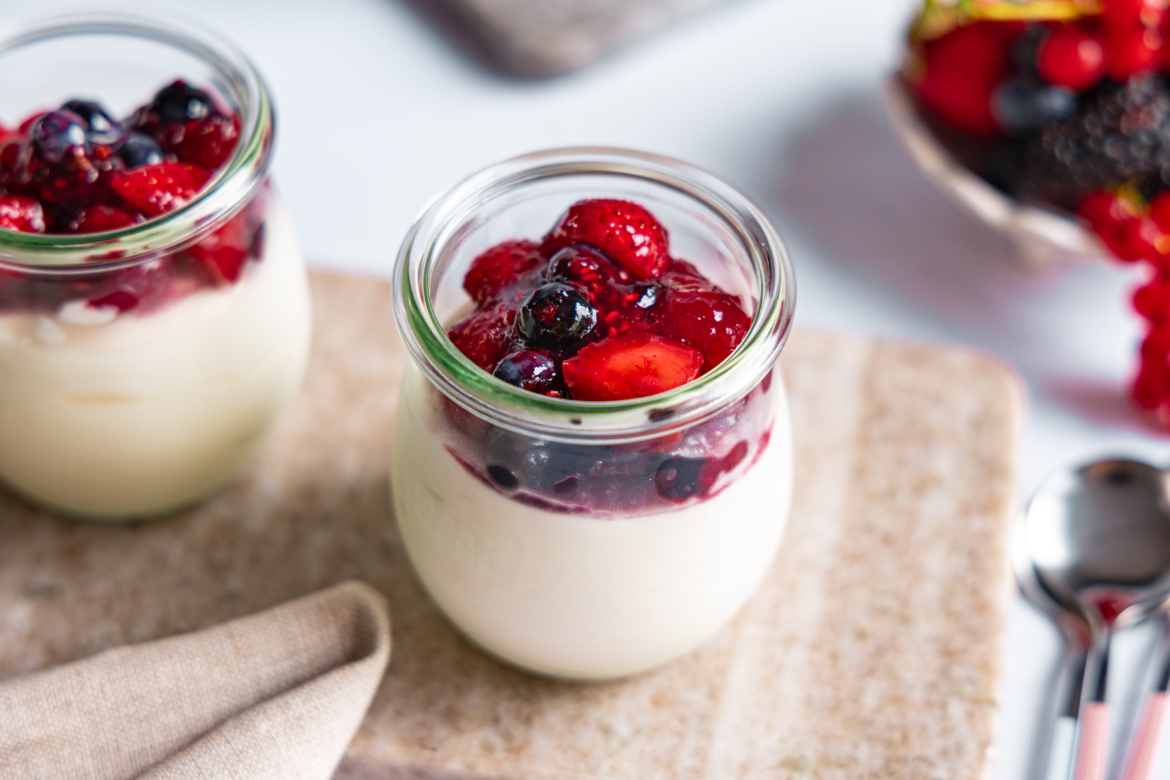 Joghurtbombe im Glas