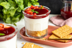 Käsekuchen im Glas ohne Backen