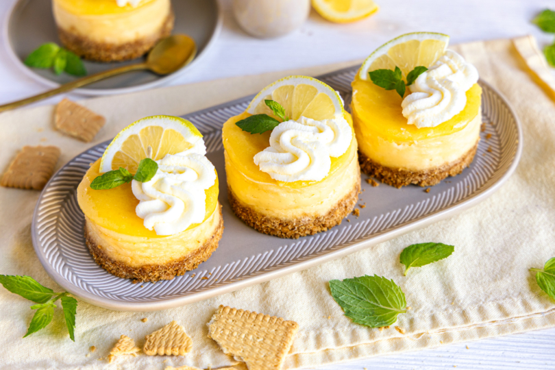 Mini-Zitronen-Käsekuchen