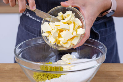 kalte Butter dazugeben