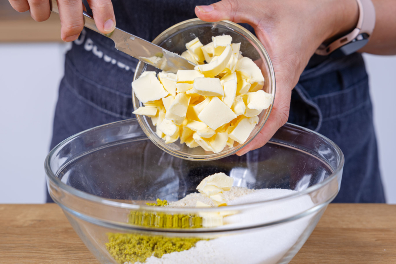 kalte Butter dazugeben