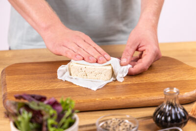 Naturtofu gut auspressen