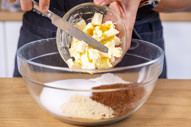 Butter dazugeben