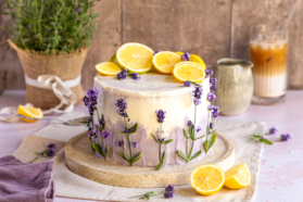 Zitronen-Lavendel-Torte