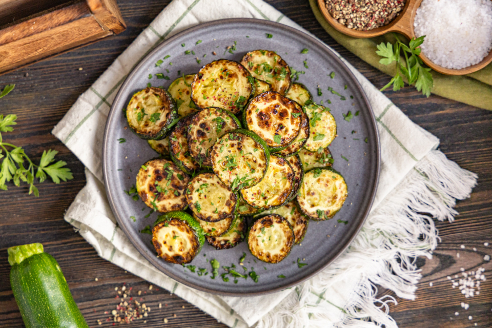 Zucchini Scheiben Braten