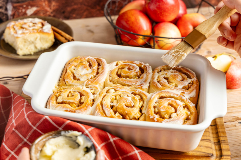 Apfel-Zimtschnecken