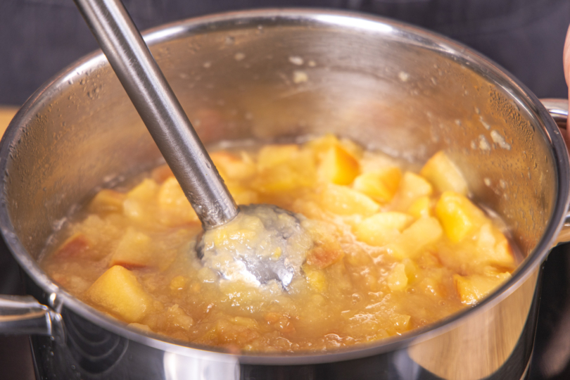 Äpfel pürieren