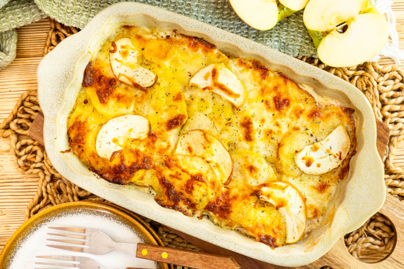 Kartoffel-Apfel-Gratin