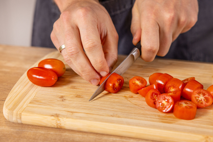 Tomaten schneiden
