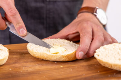 Butter verstreichen