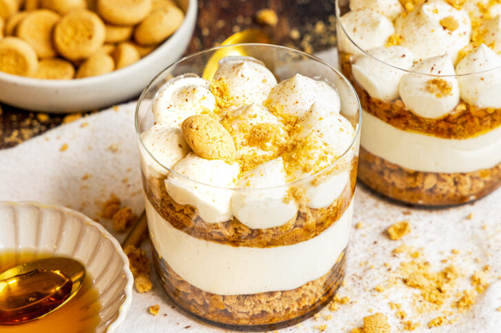Mascarpone-Amarettini-Dessert oben