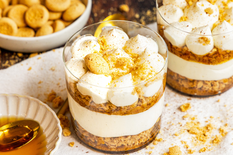 Mascarpone-Amarettini-Dessert oben