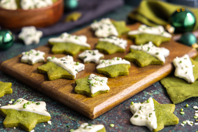 Matcha Plätzchen