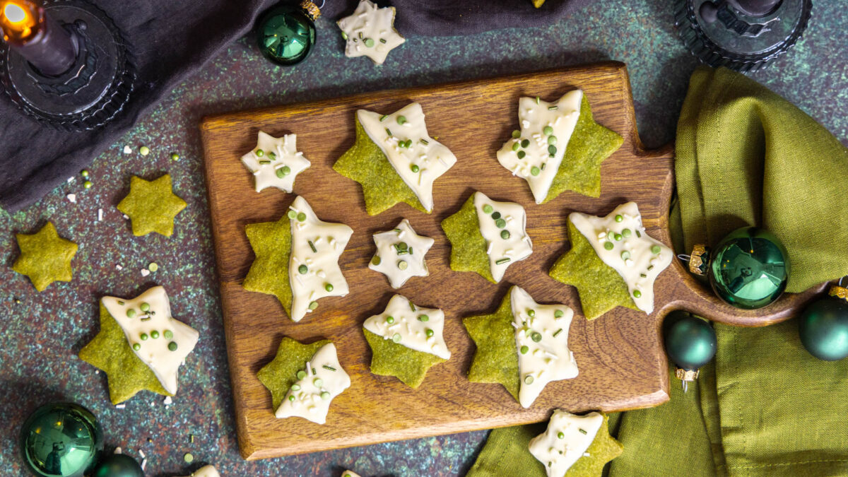 Matcha Plätzchen