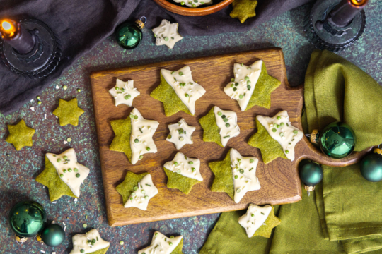 Matcha Plätzchen