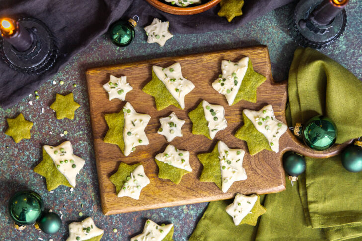 Matcha Plätzchen