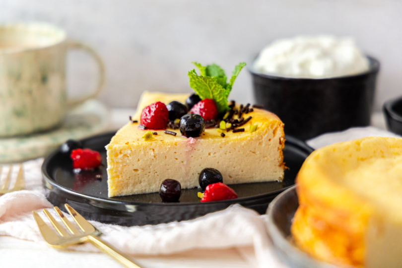 Mini-Käsekuchen im Anschnitt