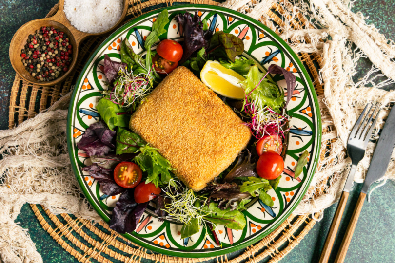 Panierter Feta aus dem Airfryer