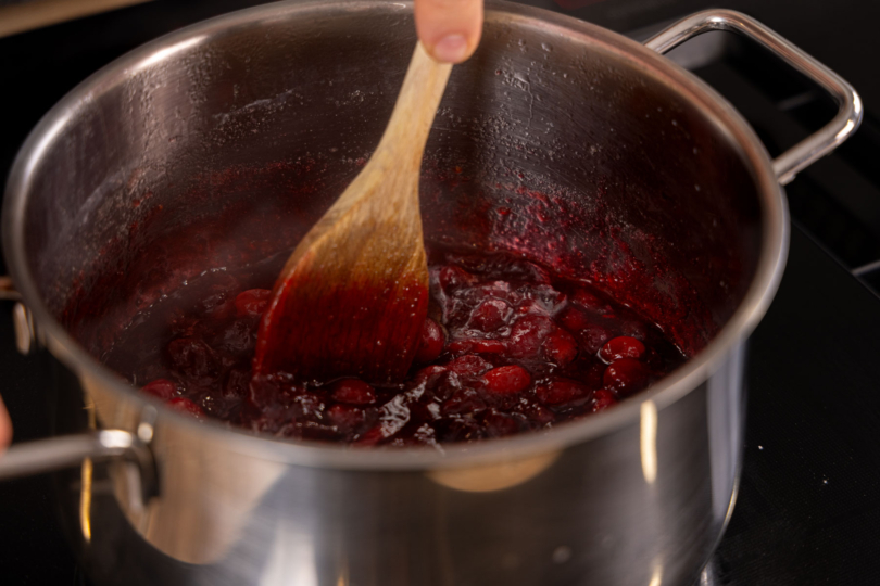 Preiselbeermarmelade einkochen