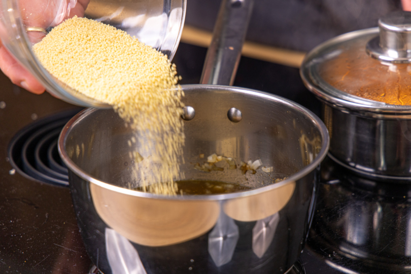 Couscous dazugeben