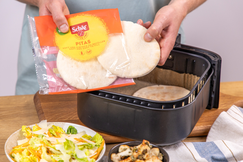 Pitas aufbacken