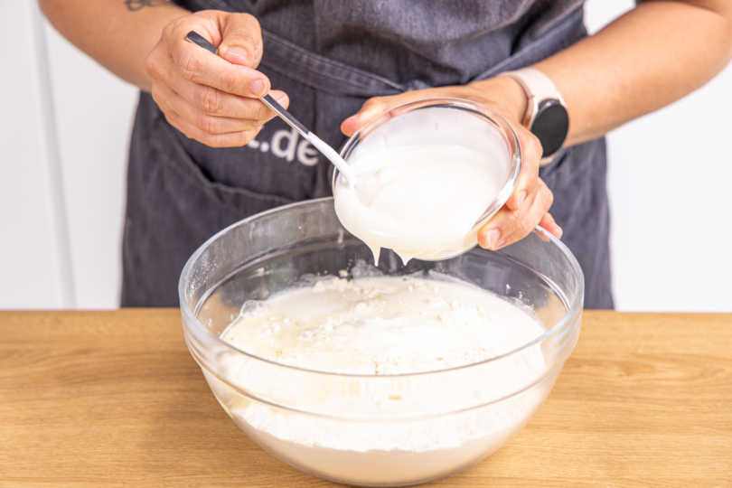 Joghurt dazugeben