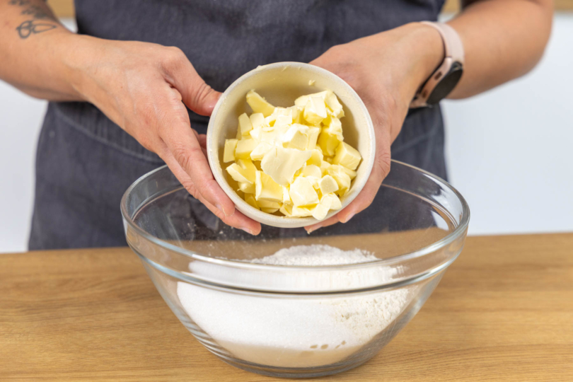 Butter dazugeben