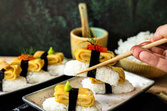 Tamago Nigiri Sushi