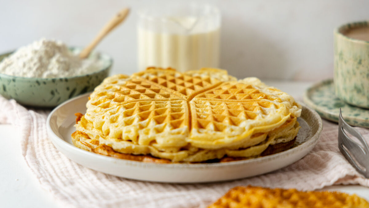 Waffeln ohne Ei