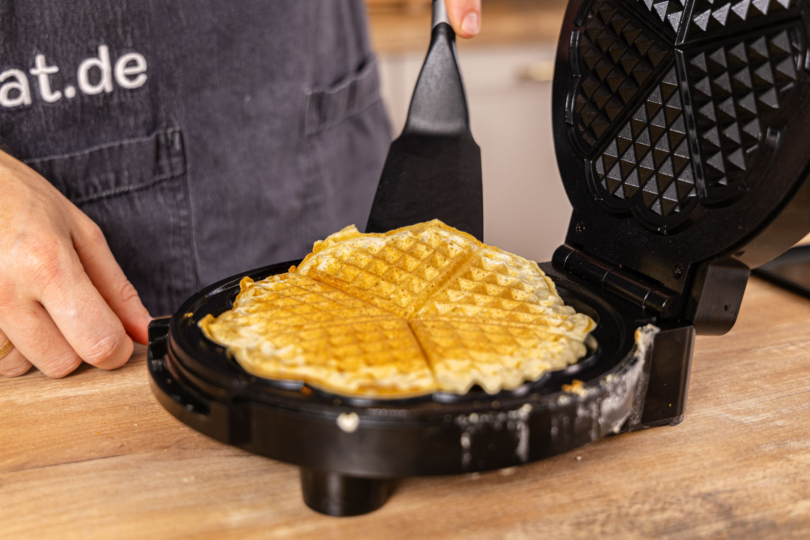 Waffeln ohne Ei ausbacken