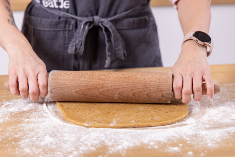 Teig ausrollen